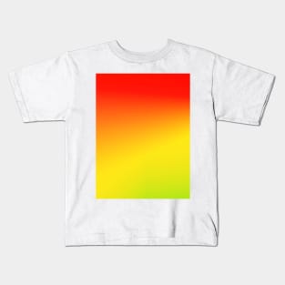 red yellow green texture design Kids T-Shirt